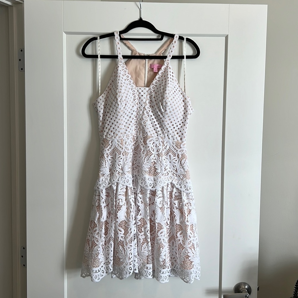 White Lily Pulitzer Dress
